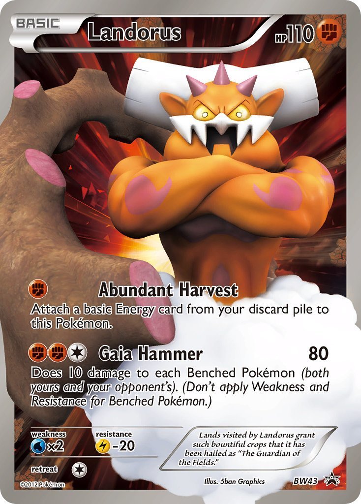 Landorus Bw Black Star Promos Pok Mon Cardtrader