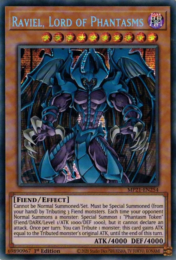 Raviel Lord Of Phantasms Tin Of Ancient Battles Yu Gi Oh