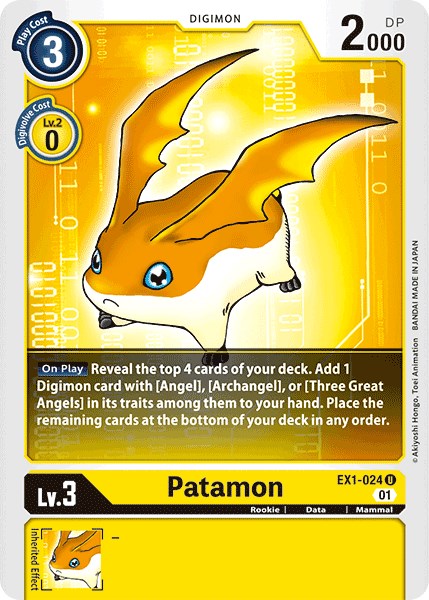 Patamon Classic Collection Ex Digimon Cardtrader