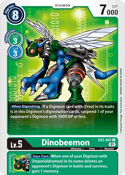 Dinobeemon Classic Collection EX 01 Digimon CardTrader