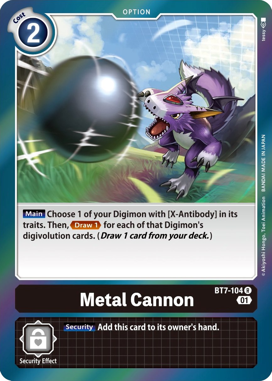 Metal Cannon BT 07 Next Adventure Digimon CardTrader