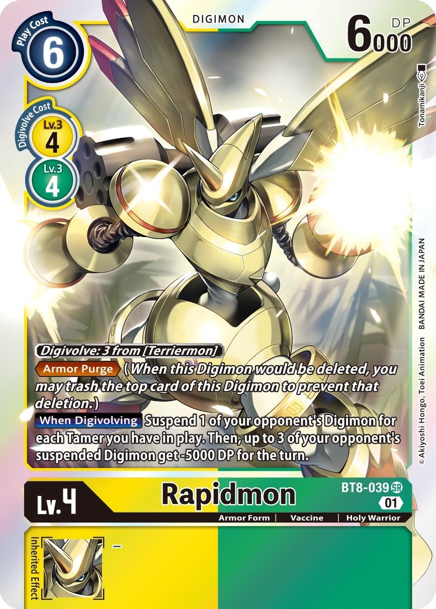 Rapidmon BT 08 New Awakening Digimon CardTrader