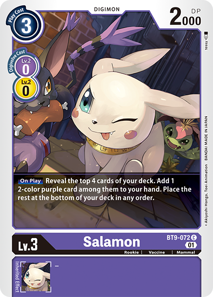 Salamon BT 09 X Record Digimon CardTrader