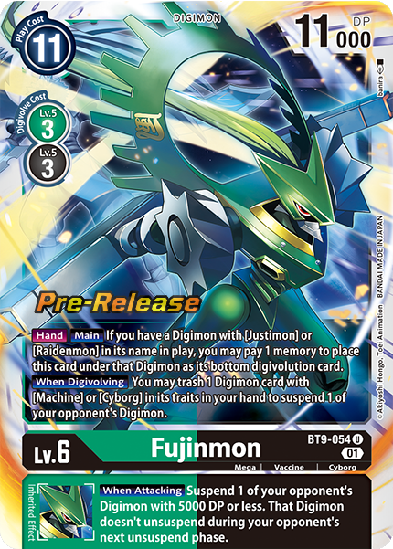 Fujinmon Bt X Record Pre Release Digimon Cardtrader