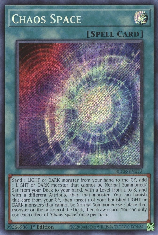 Chaos Space Battles Of Legend Crystal Revenge Yu Gi Oh Cardtrader