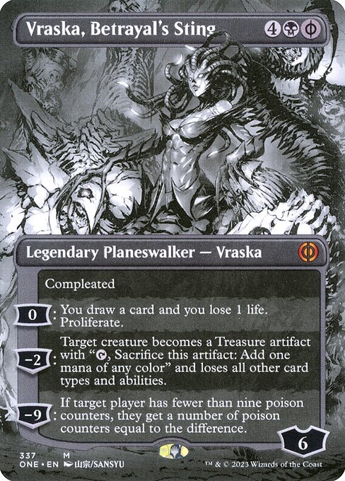 Vraska Betrayal S Sting Phyrexia All Will Be One Collectors Magic