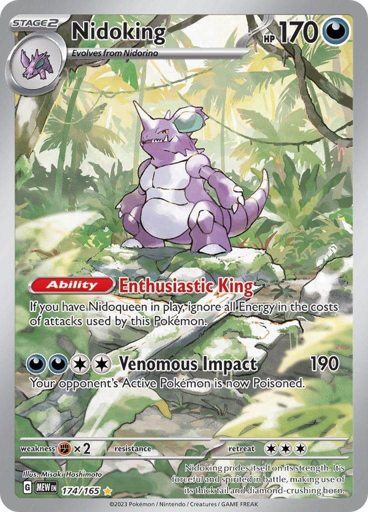 Nidoking Pok Mon Cardtrader