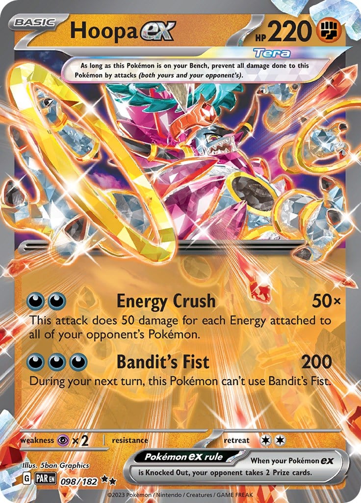 Hoopa ex Paradox Rift Pokémon CardTrader