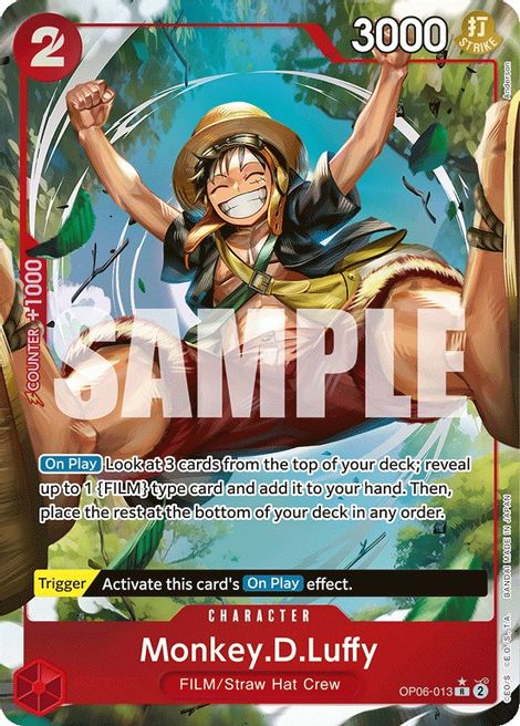 Monkey D Luffy Op Wings Of The Captain One Piece Cardtrader