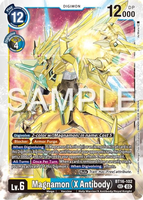 Magnamon X Antibody Bt Beginning Observer Digimon Cardtrader