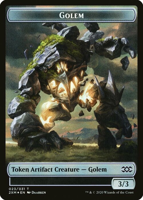 Wolf // Golem Card Back