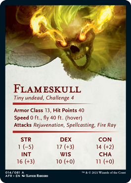 Art Series: Flameskull Parte Posterior