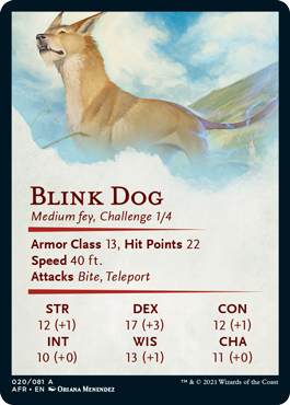 Art Series: Blink Dog Parte Posterior