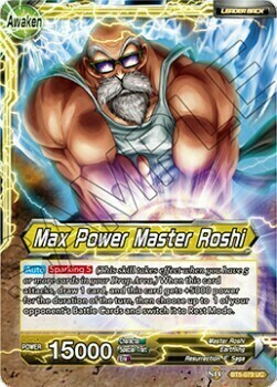 Master Roshi // Max Power Master Roshi Card Back