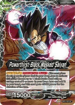 Black Masked Saiyan // Powerthirst Black Masked Saiyan Parte Posterior