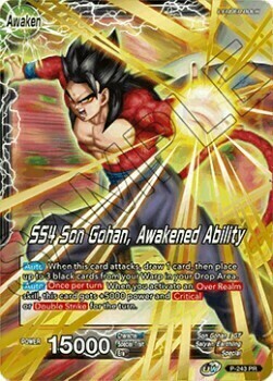 Son Gohan // SS4 Son Gohan, Awakened Ability Parte Posterior