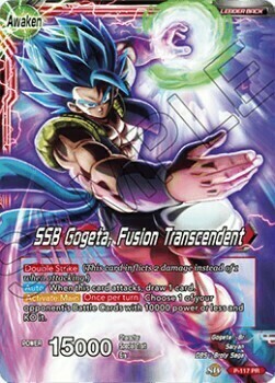 Gogeta, Super Saiyan // Gogeta SSB, Fusione Trascendentale Card Back