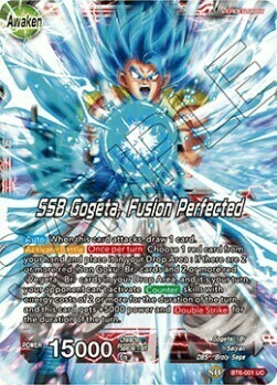 Son Goku e Vegeta // Gogeta SSB, Fusione Perfezionata Card Back