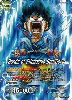 Son Goku // Son Goku, Vincoli d'Amicizia Card Back