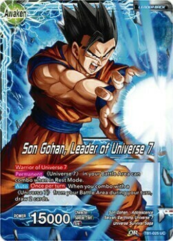 Son Gohan // Son Gohan, Leader of Universe 7 Card Back