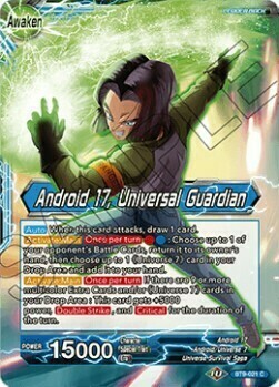 Android 17 // Android 17, Universal Guardian Parte Posterior