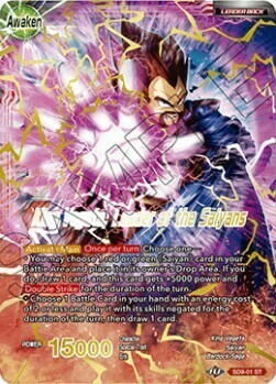 King Vegeta // King Vegeta, Leader of the Saiyans Card Back