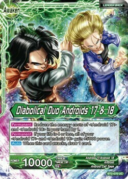 Android 17 // Diabolical Duo Androids 17 &amp; 18 Card Back