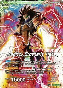 Raditz // Raditz, Brotherly Hate Card Back