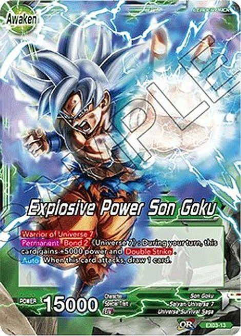 Son Goku // Explosive Power Son Goku Parte Posterior