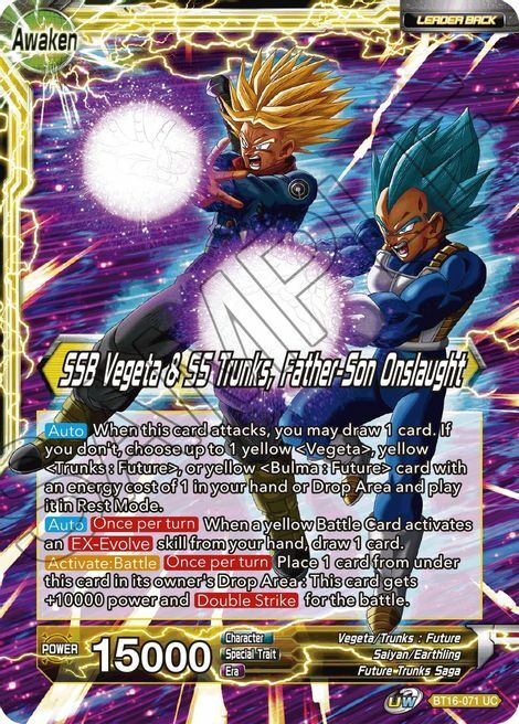 Trunks // SSB Vegeta & SS Trunks, Father-Son Onslaught Parte Posterior