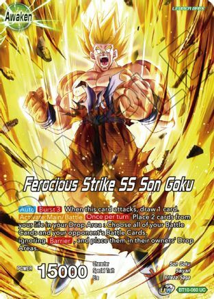 Son Goku // Ferocious Strike SS Son Goku Card Back
