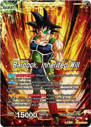 Bardock's Crew // Bardock, Inherited Will Parte Posterior