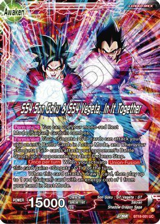 Son Goku & Vegeta // SS4 Son Goku & SS4 Vegeta, In It Together Parte Posterior