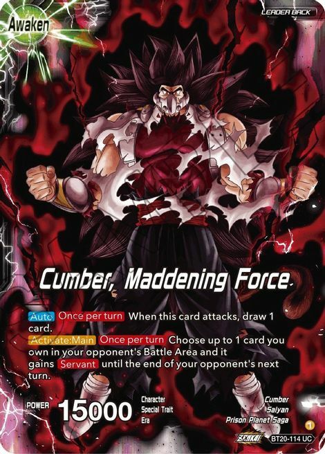 Evil Saiyan // Cumber, Maddenin Force Card Back