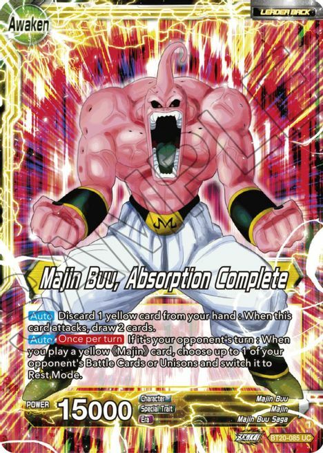 Majin Buu // Majin Buu, Absorption Complete Card Back