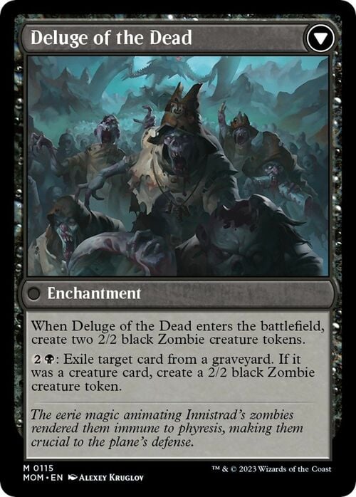 Invasion of Innistrad // Deluge of the Dead Parte Posterior