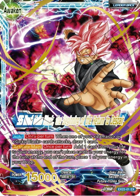 Goku Black // SS Rosé Goku Black, the Beginning of the Return to Despair Parte Posterior