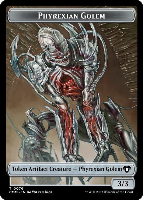 Ox // Phyrexian Golem Card Back