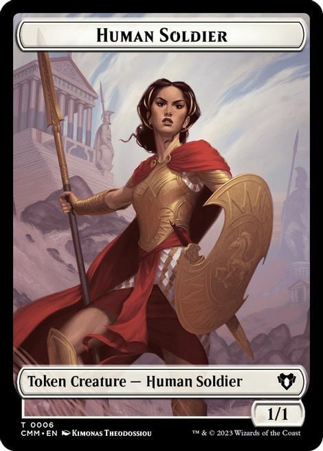 Teferi, Temporal Archmage Emblem // Human Soldier Parte Posterior