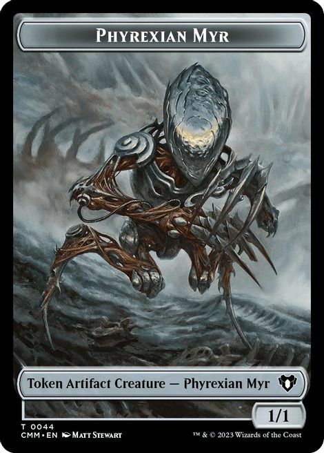 Phyrexian Myr // Treasure Parte Posterior