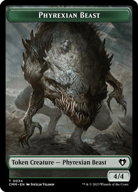 Phyrexian Beast // Treasure Parte Posterior