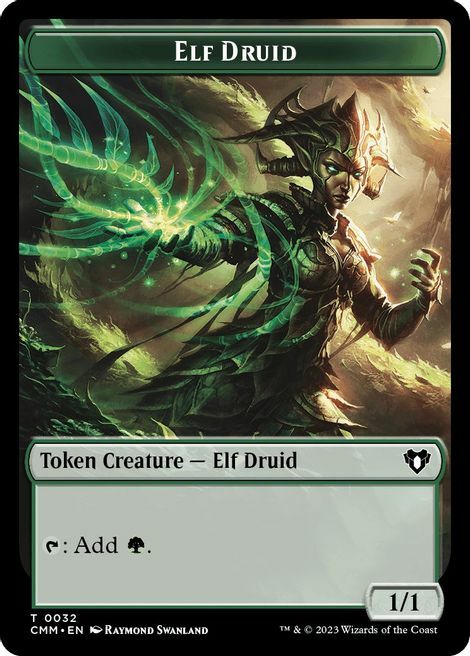 Elf Druid // Treasure Parte Posterior