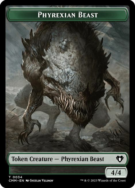 Phyrexian Beast // Thopter Parte Posterior