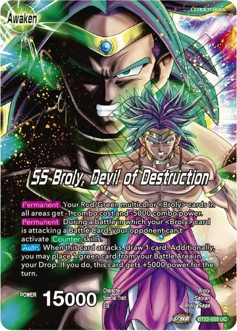 Broly & Paragus // SS Broly, Devil of Destruction Parte Posterior