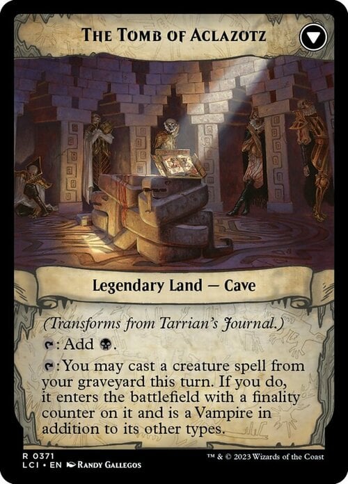 Tarrian's Journal // The Tomb of Aclazotz Parte Posterior
