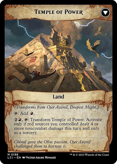 Ojer Axonil, Possanza Profonda // Tempio del Potere Card Back