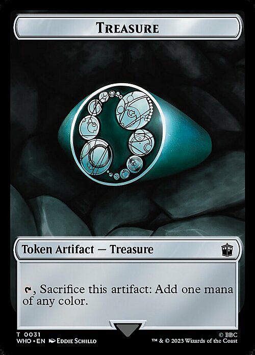 Alien Rhino // Treasure Card Back