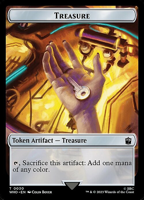 Alien Rhino // Treasure Card Back