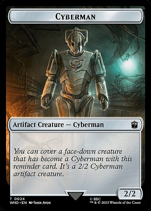 Alien // Cyberman Parte Posterior