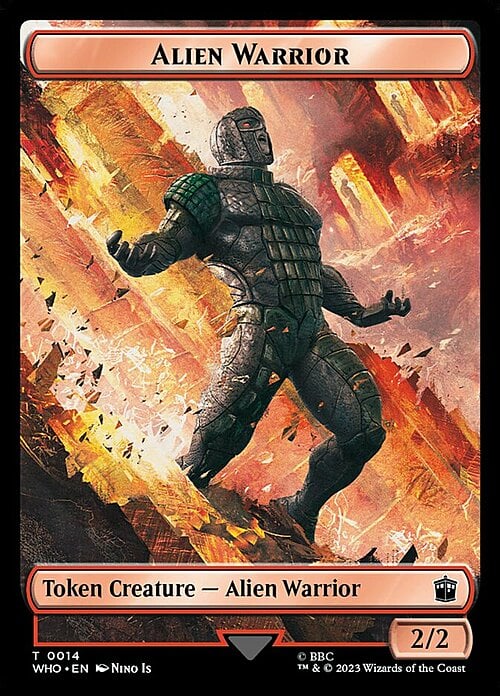 Horse // Alien Warrior Card Back